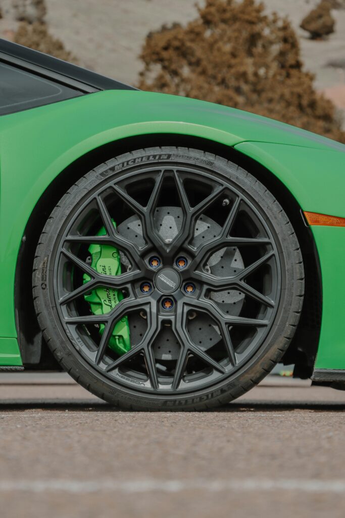 free photo of close up of a car wheel